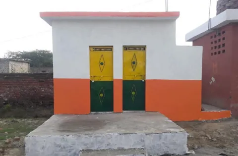 Repaired classroom and school infrastructure work in progress